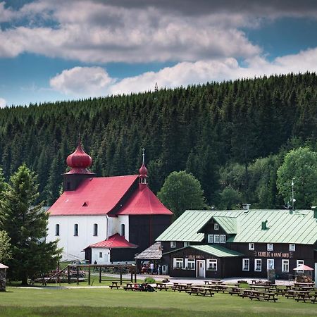 Hotel Krmelec U Kravi Hory Dolní Malá Úpa Exterior foto