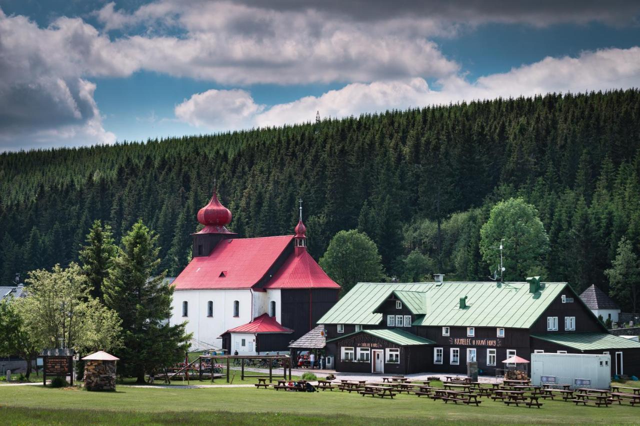 Hotel Krmelec U Kravi Hory Dolní Malá Úpa Exterior foto