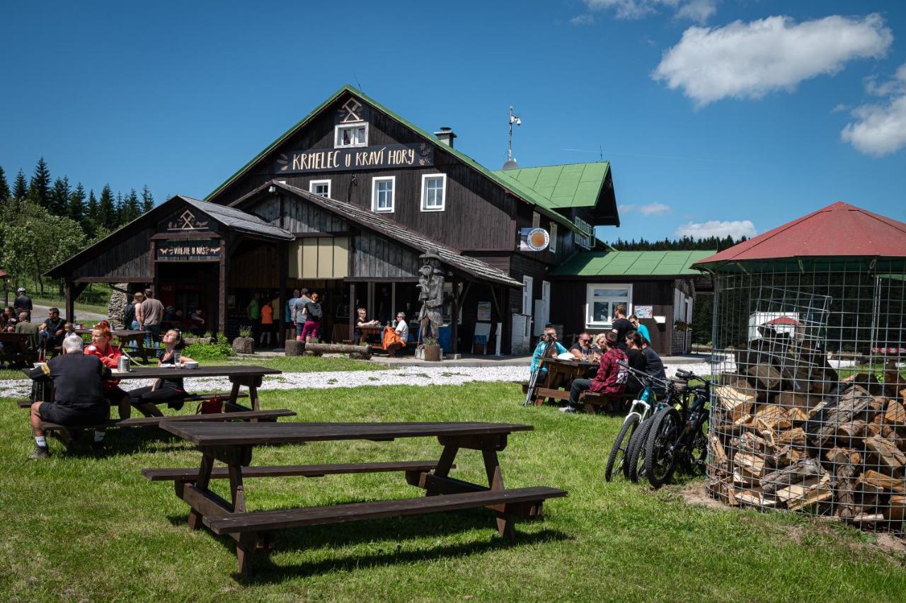 Hotel Krmelec U Kravi Hory Dolní Malá Úpa Exterior foto